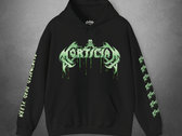 Mortician Reanimated Dead Flesh Hoodie with Sleeve Prints photo 