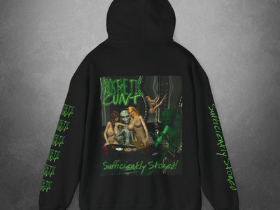Prosthetic Cunt Sufficiently Stoned Hoodie with Sleeve Prints main photo