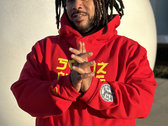 Scienz Of Life Spell Out "HEAVY WEIGHT" ROOT CHAKRA RED Hoodie photo 