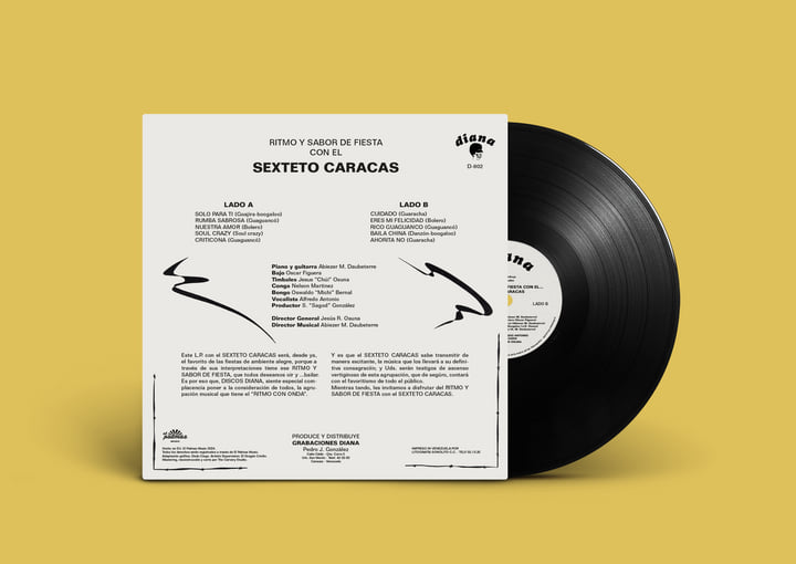 Sexteto Caracas – Ritmo Y Sabor De Fiesta Con El – Vinyl (LP