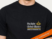 Piss Baby Global Alliance T-Shirt BLACK photo 