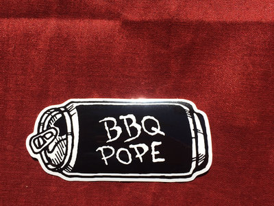 BBQ Pope - Can Sticker main photo