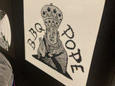 BBQ Pope - Stoned Pope Sticker photo 
