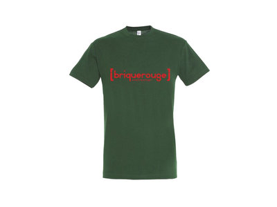 T-SHIRT - Green - Official Label Logo - [briquerouge] - incl.20 classics tracks to download main photo