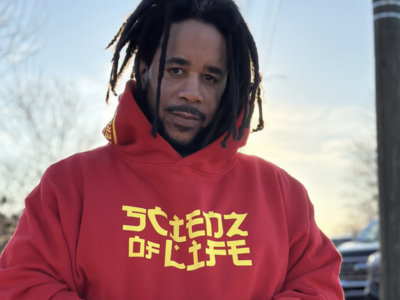 Scienz Of Life Spell Out "HEAVY WEIGHT" ROOT CHAKRA RED Hoodie main photo