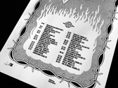 "Burning Money Tour" Silk-screened Poster photo 