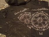 Ordo Equilibrio – I4I Zipped Hoodie (Silver on Black) + T-Shirt (Black on Black) Set photo 