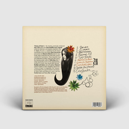 英LP Joyce , Nana Vasconcelos &amp;amp; Mau Visions Of Dawn FARO138LPX Far Out Recordings /00260 Joyce, Nana Vasconcelos, Mauricio Maestro - Visions Of Dawn