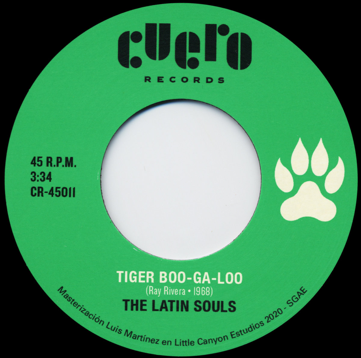 Tiger Boo-Ga-Loo b/w Boo-Goo-Loo | THE LATIN SOULS / LOS GATOS
