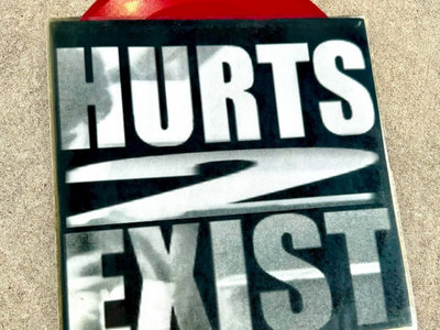 Hurts 2 Exist 7" Ruby Red Flexi Vinyl main photo