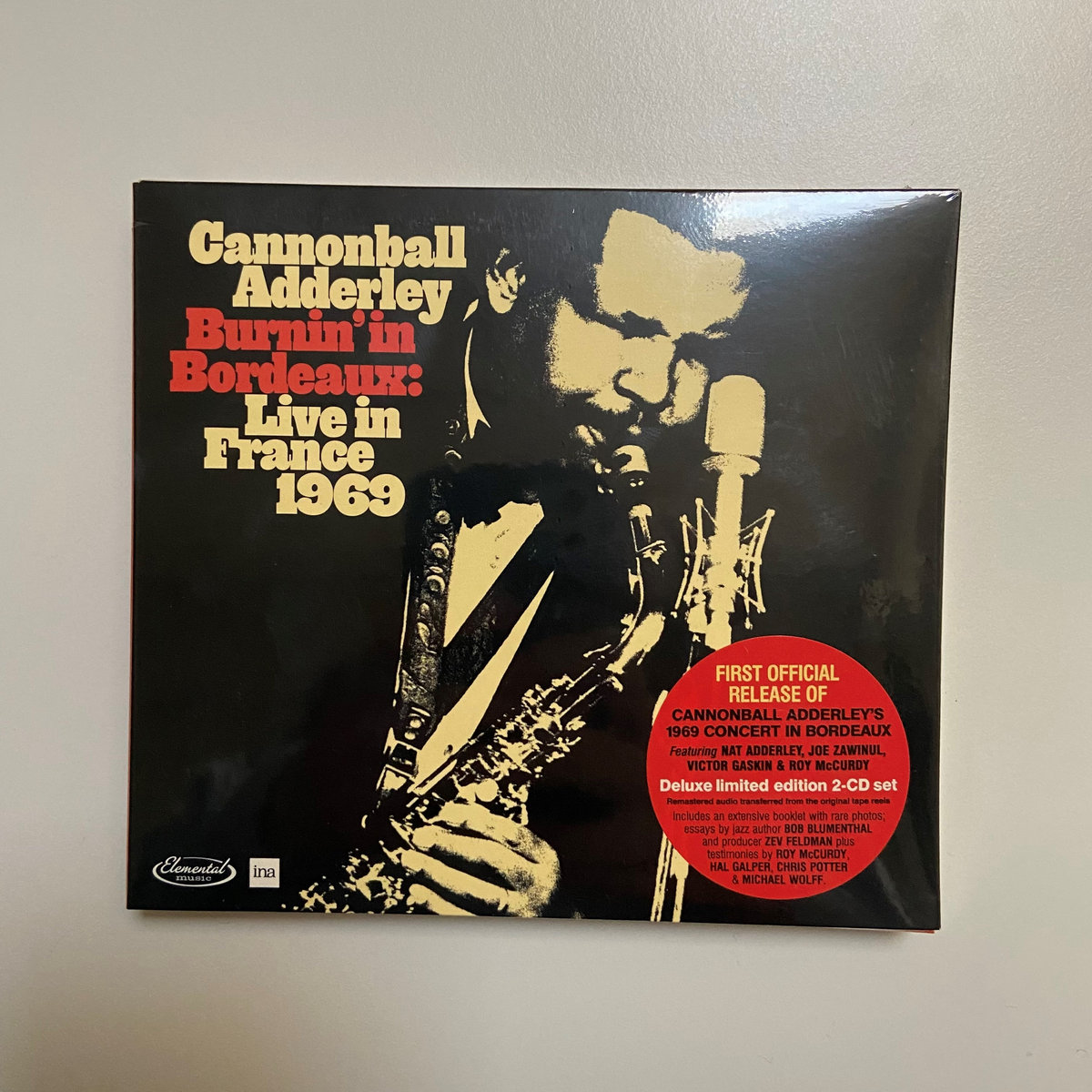 NEW RELEASE: Cannonball Adderley – 'Burnin' in Bordeaux