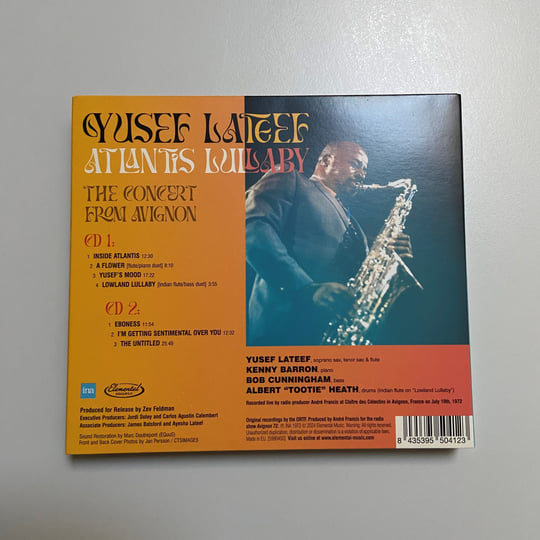 YUSEF LATEEF QUARTET THE 1972 AVIGNON CONCERT | Yusef Lateef