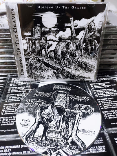Digging Up The Graves - 5way Split (Death Metal) | V/A | GUTS AND