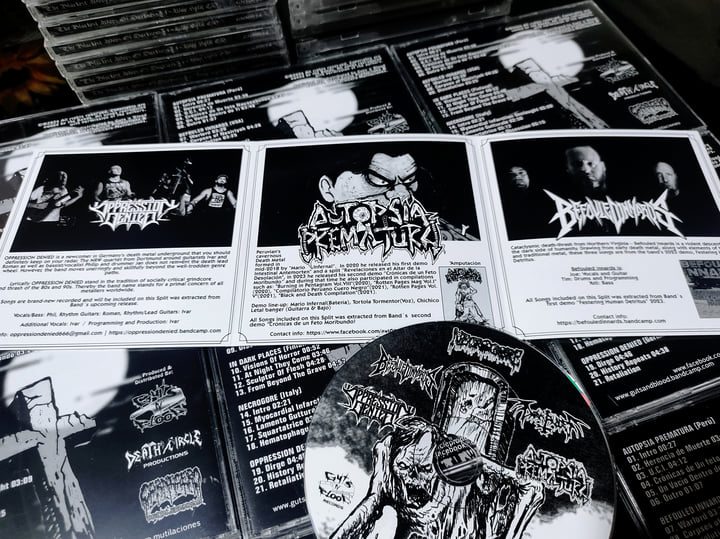 Digging Up The Graves - 5way Split (Death Metal) | V/A | GUTS AND