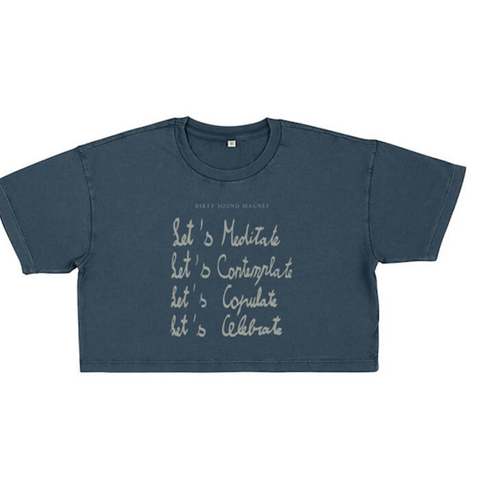 "Let's mediate" crop tshirt
