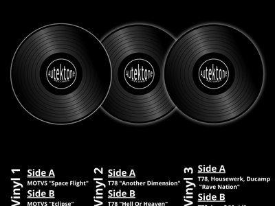 3 Vinyl Package (ATKV014 - ATKV015 - ATKV016) + Autektone Stickers (New) main photo