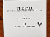 欧LP Fall Live At St. Helens Technical College, 1981 CF133 Castle Face /00260 The Fall – Live At St. Helens Technical College, 1981 LP + 7