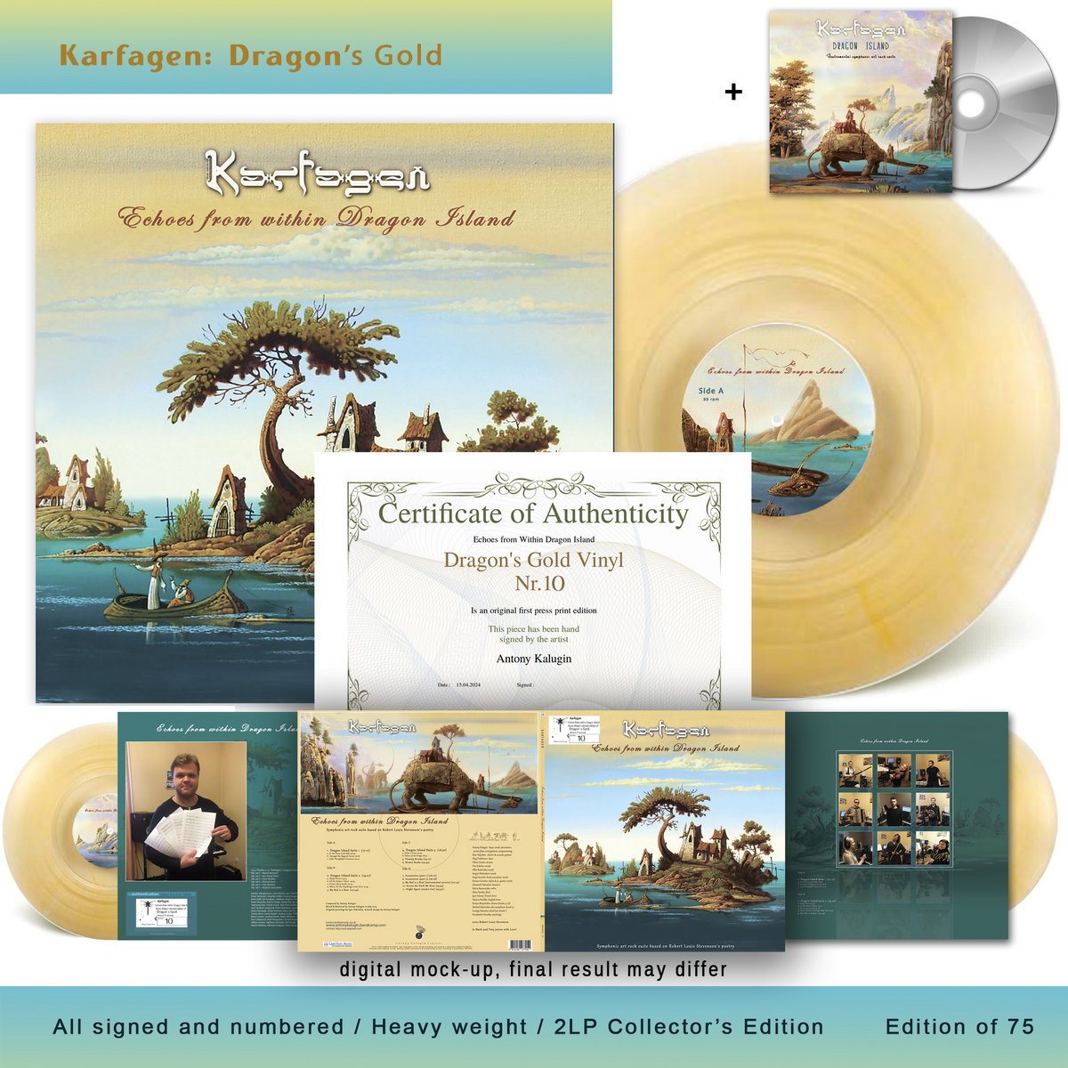 Grafted   AUGUST EDITIONS  叢 Echoes from Within Dragon Island LP Edition | Karfagen