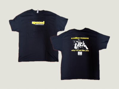 SPACED Buffalo Hardcore T-Shirt (Yellow Text) main photo