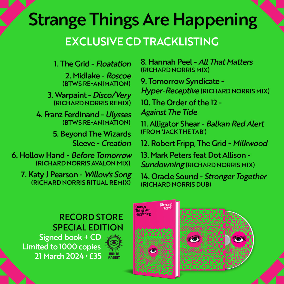 Strange Things Are Happening - signed book and CD edition