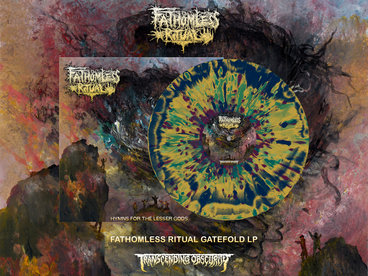 FATHOMLESS RITUAL - Hymns For The Lesser Gods Gatefold LP with Metallic Effect and UV Lamination (Limited and numbered to 150) ***First 50 buyers get free Fathomless Ritual logo patches*** main photo