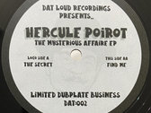 DAT Loud Recordings - Hercule Poirot - The Mysterious Affair EP - Lathe Cut 10" Vinyl