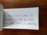 Handwritten haiku collection: 'please don't/need everything/it hurts' photo 