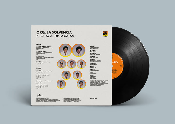 欧LP Orquesta La Solvencia El Guacal De La Salsa elpalmaslp37 El Palmas Music /00260 El Guacal De La Salsa | Orquesta La Solvencia