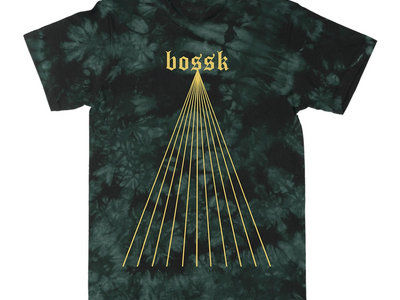 "Events Occur In Real Time" Forest Crystal Tie-Dye T-Shirt main photo