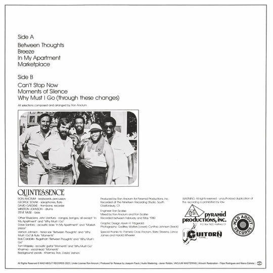 葡LP Quintessence (8) Quintessence MAR095 Mad About Records 未開封 /00260 Quintessence LP Mad About Records MAR095 Near Mint Vinyl