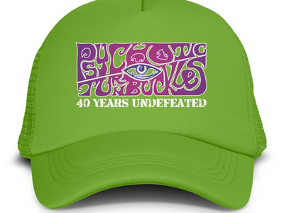 Psychotic Turnbuckles 40th Anniversary Championship Trucker Cap (green) main photo