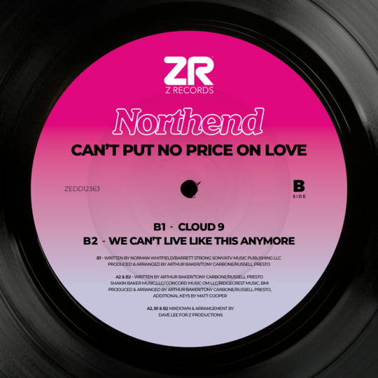 Can't Put No Price On Love EP | Northend | Z Records