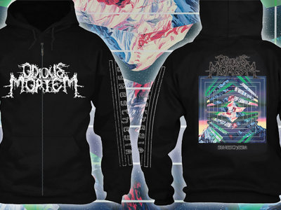 ***VERY LAST ONE*** Odious Mortem Synesthesia 2XL Zip Up Hoodie main photo