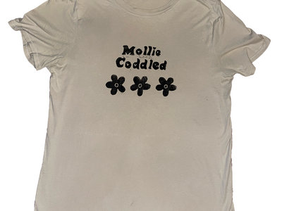 Off-White Hand Printed 'Mollie Coddled' T-Shirt - L main photo