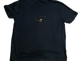 Black Hand Printed 'Mollie Coddled' Bleach T-Shirt - XL photo 
