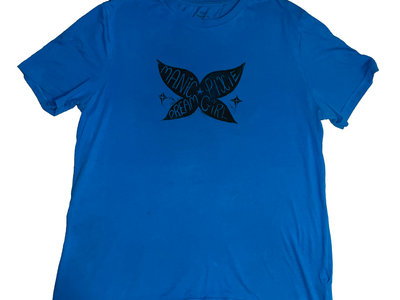 Blue Hand Printed 'Manic Pixie Dream Girl’ T-Shirt - XL main photo