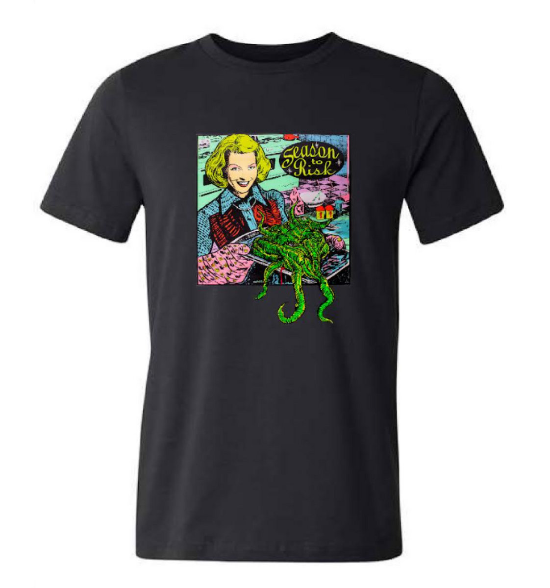 Frank Kozik S/T Artwork - Black T | Season To Risk