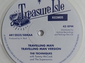 BACK IN STOCK - THE JAMAICANS - BABA BOOM / THE TECHNIQUES - TRAVELLING MAN - Treasure Isle 12" Limited Clear Vinyl (Archive / Peckings) photo 