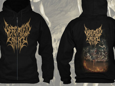 ***VERY LAST ONE*** Defeated Sanity 2XL Boiling Pot Zip Up Hoodie main photo