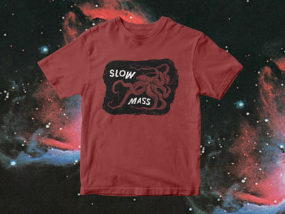 Slow Mass "Drift Themes" T-Shirt (BRICK RED) by Jessica Seamans [*PRE-ORDER*] main photo