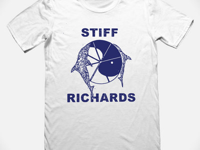 stiff richards | all drains lead to rye | t-shirt | navy on white main photo