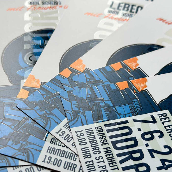 Hardticket "Leben ohne Scheiss"-Releaseparty am 7.6.24 in Hamburg