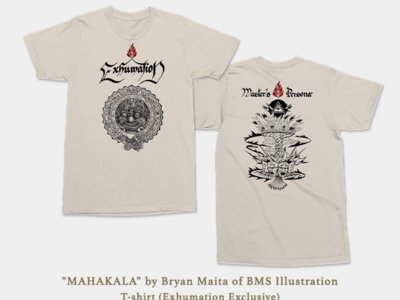 Pre Order Exhumation "Mahakala" Sand T-Shirt main photo