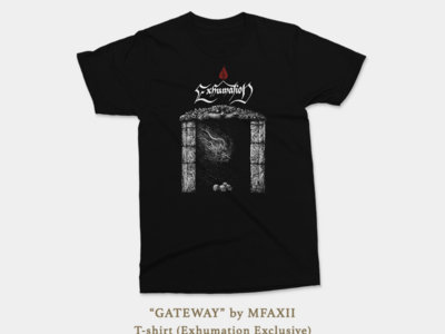 Pre Order Exhumation "Gateway" Black T-Shirt main photo