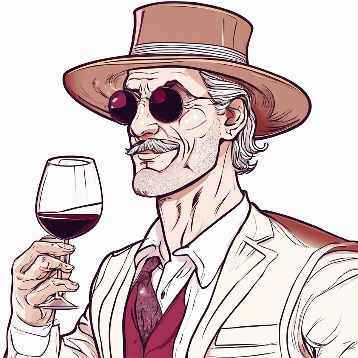 Have a drink white me Wine Man