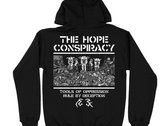 "Tools Of Oppression, Rule by Deception" Black Hooded Sweatshirt photo 