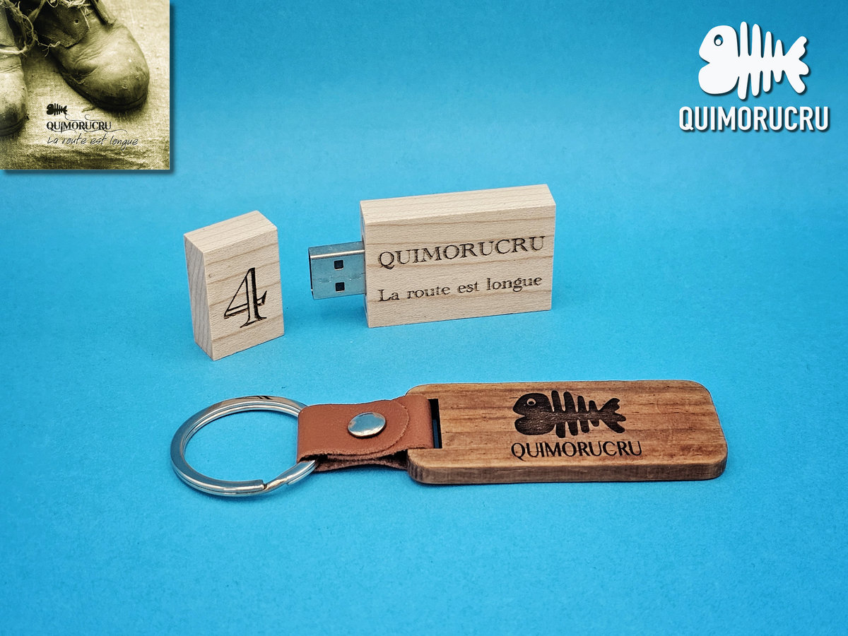 Quimorucru - Album La route est longue sur clé USB avec porte-clé en
