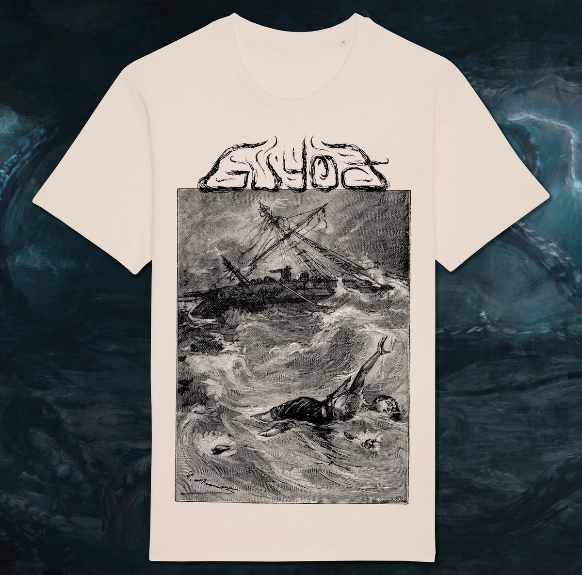 T-shirt "Descension" white