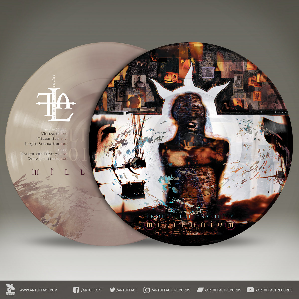 FLA: Millennium 2024 2LP Picture Disc | Front Line Assembly