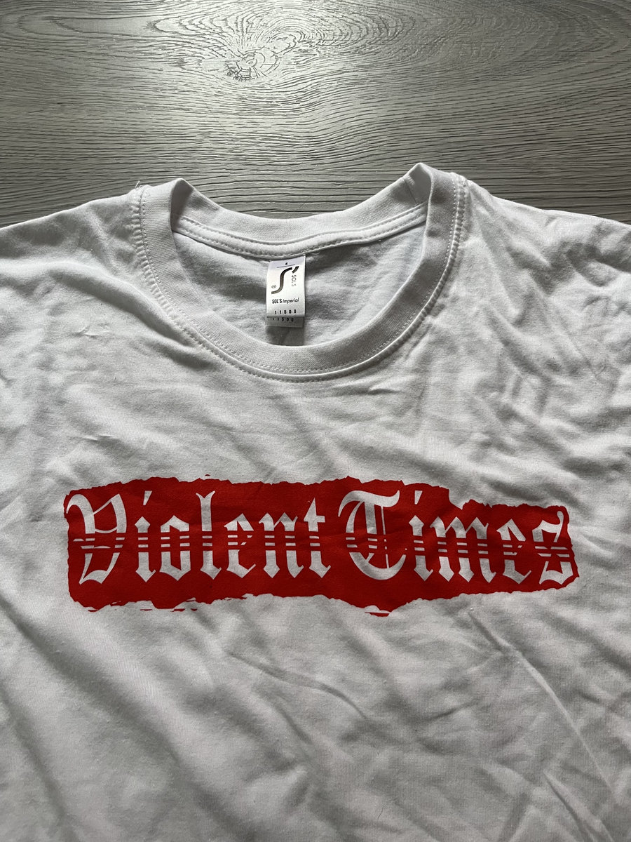 Violent Times Logo Shirt White